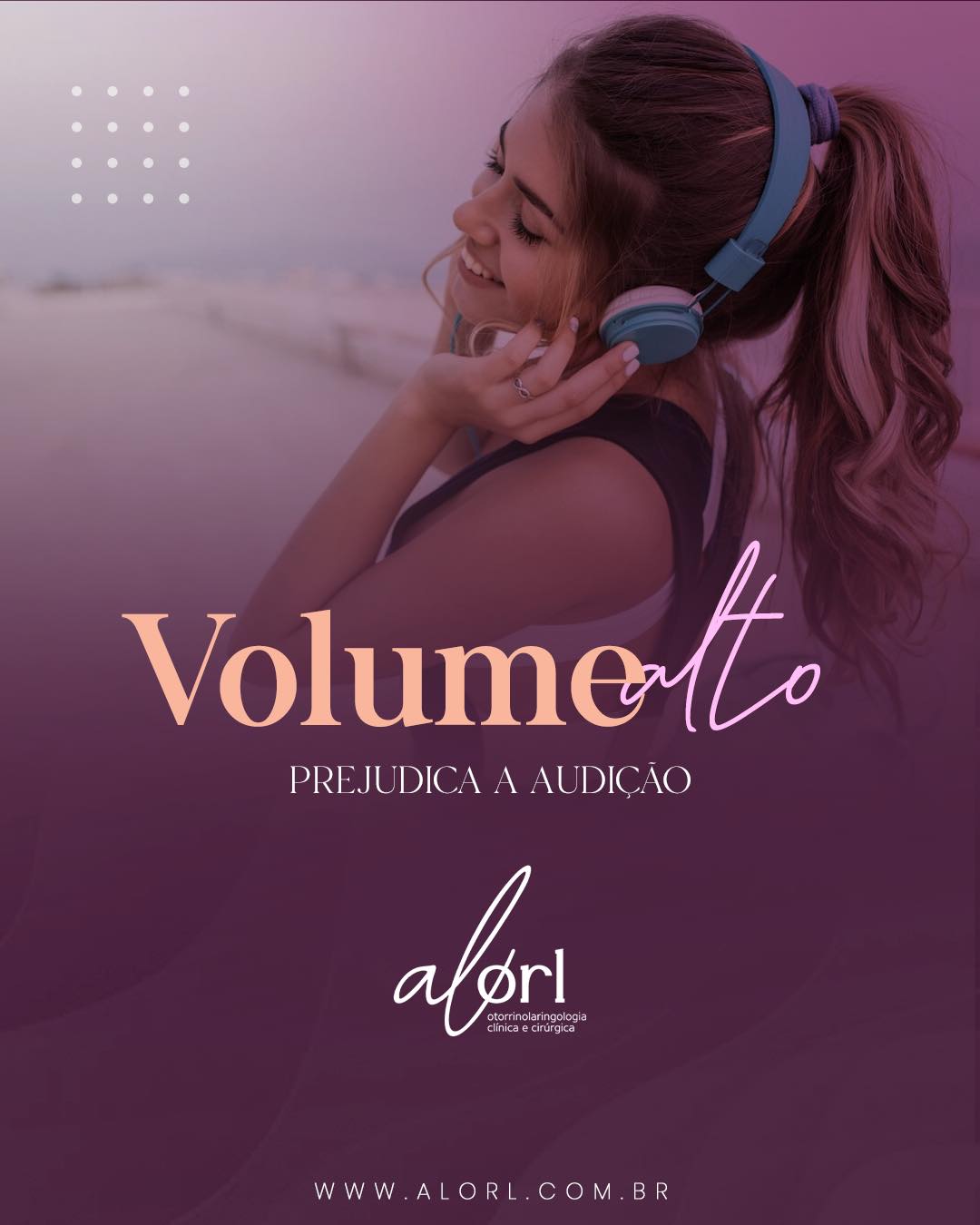 Volume alto prejudica a audição